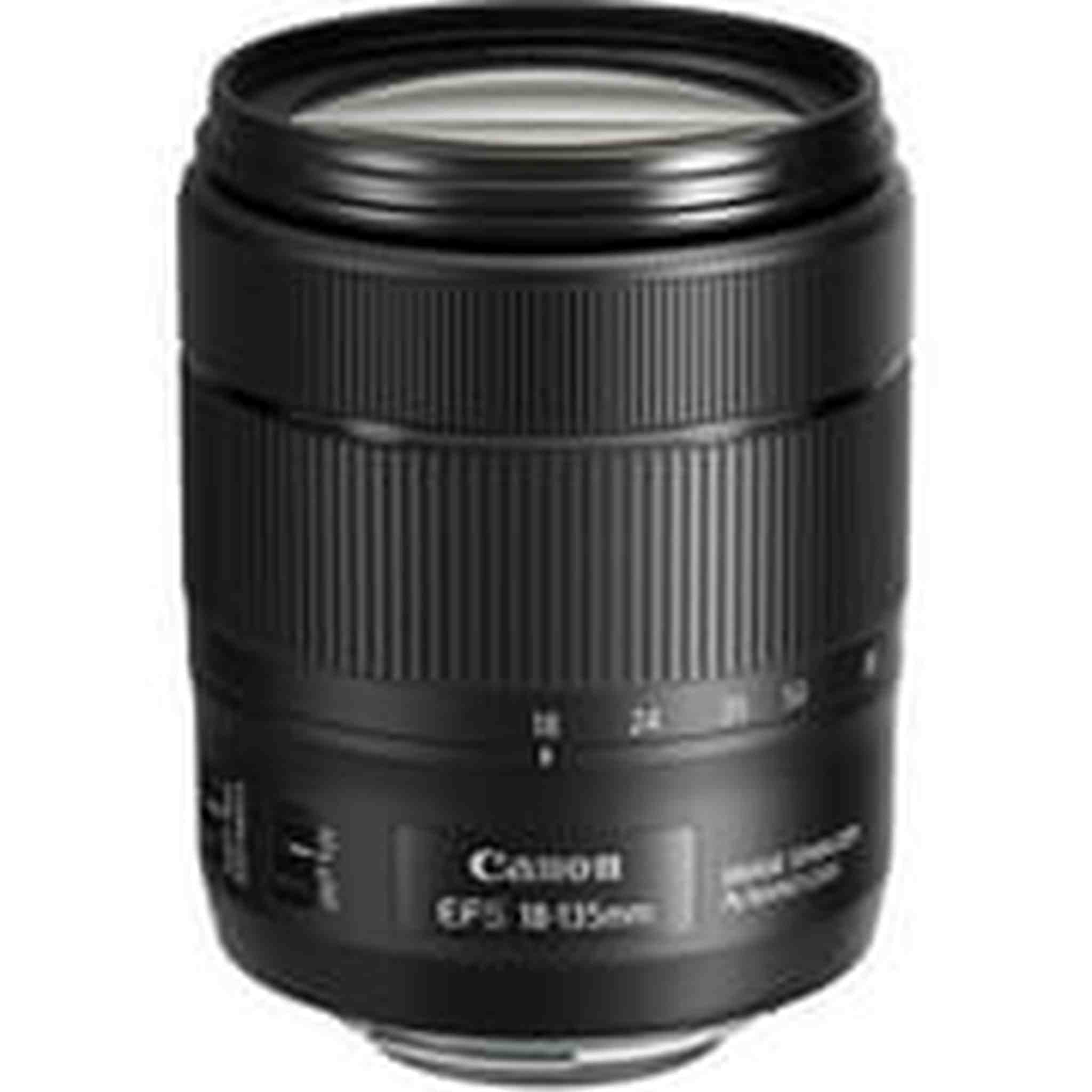 Canon 1276C002-IV EF-S 18-135mm f/3.5-5.6 Image Stabilization USM Lens Black International Model No Warranty Bulk Packaging Canon