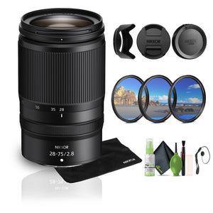 Nikon NIKKOR Z 28-75mm f/2.8 Zoom Lens 20107 Bundle