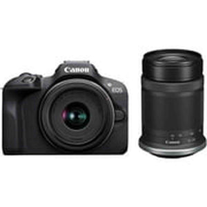 Canon EOS R100 RF-S18-45mm F4.5-6.3 is STM & RF-S55-210mm F5-7.1 is STM Lens Kit, Mirrorless Camera, RF Mount, 24.1 MP, Continuous Shooting, Full HD Video, 4K, Lightweight, Wi-Fi, Content Creation Canon