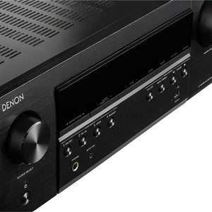 Denon AVR-S570BT 5.2-Channel A/V Receiver Bundle Denon