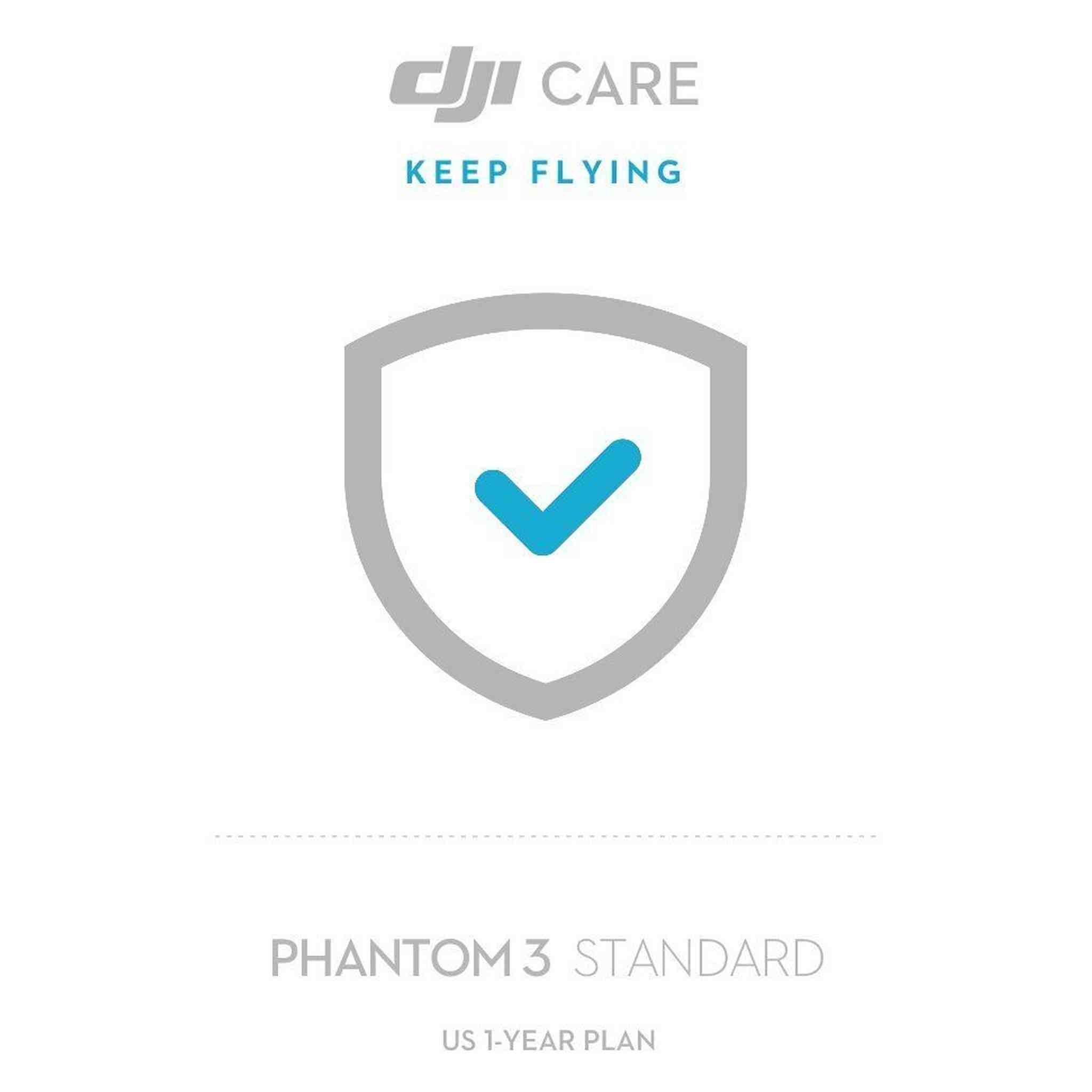 DJI CP.QT.000194 Phantom 3 Standard DJI Care, 1 Year Version White/Blue