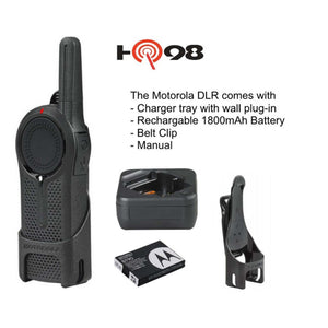 6 Pack of Motorola DLR1060 Walkie Talkie Radios by Motorola Motorola
