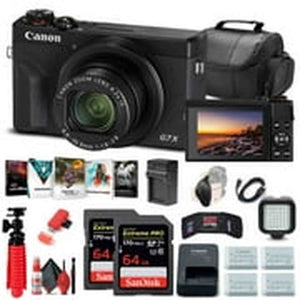 Canon PowerShot G7 X Mark III Digital Camera 3637C001 + 2 x 64GB Cards + More Canon