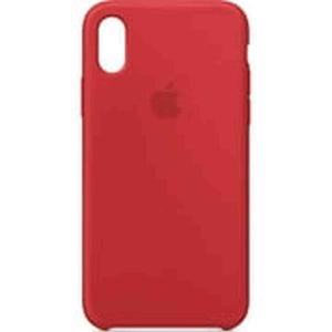 Apple iPhone X Silicone Case - Red Apple
