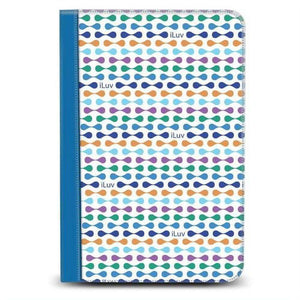 ILUV Iak503Blu Kindle R Fire Festival Notebook Folio Case Blue iLuv