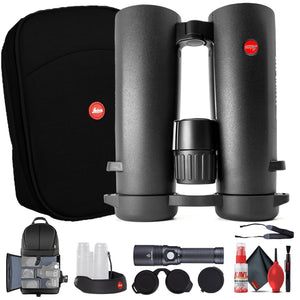 Leica 8x42 Noctivid Prism Binocular - Black + 6Ave Accessory Kit Leica