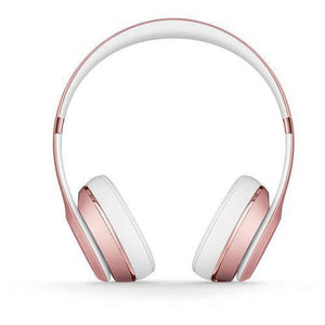 Restored Beats Solo3 Wireless On-Ear Headphones Rose Gold Like New - Apple