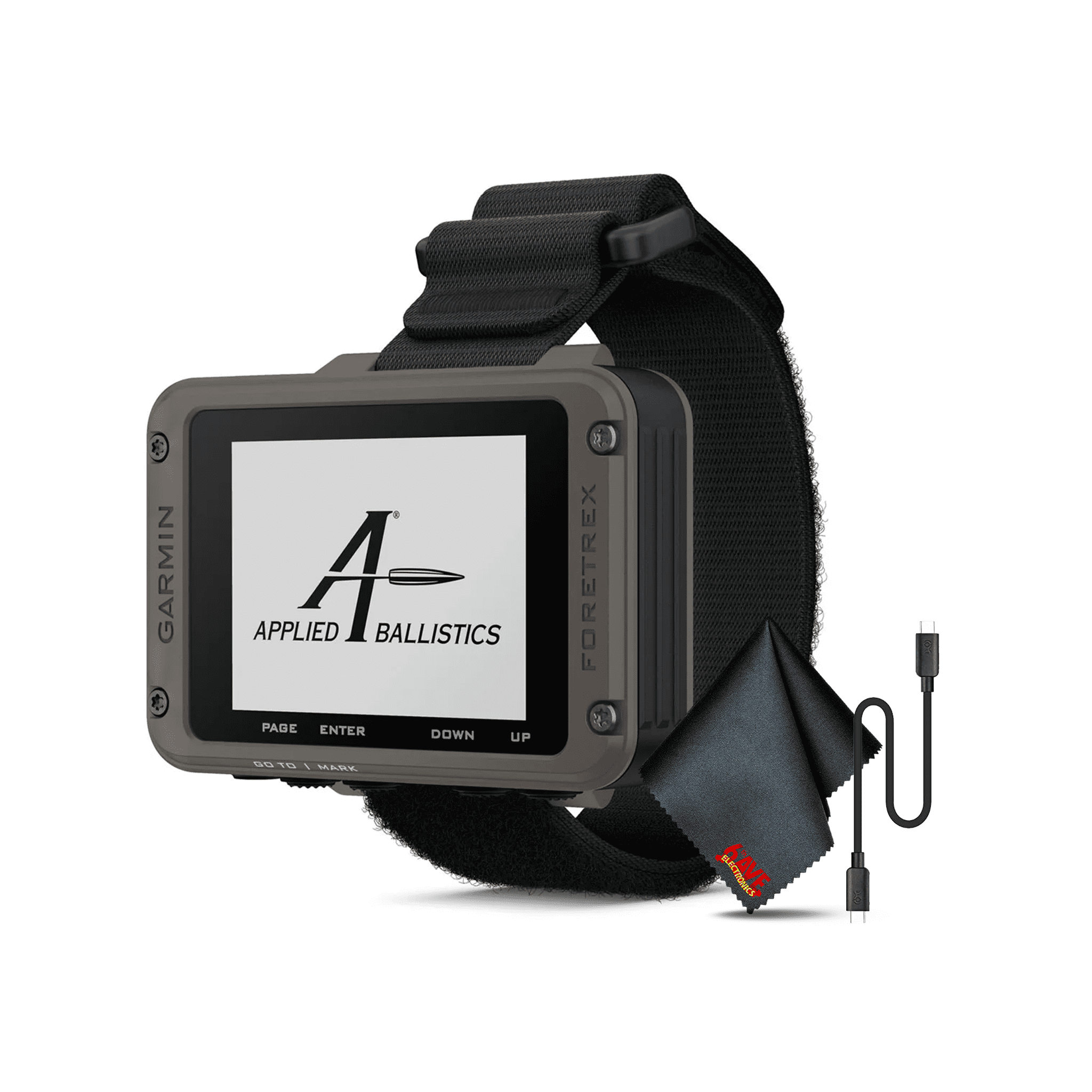 Garmin Foretrex 901 Ballistic Edition with 6Ave Cleaning Cloth Garmin