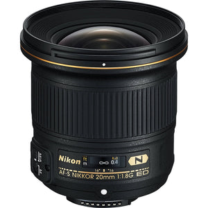 Nikon AF-S NIKKOR 20mm f/1.8G ED Lens - Used Nikon
