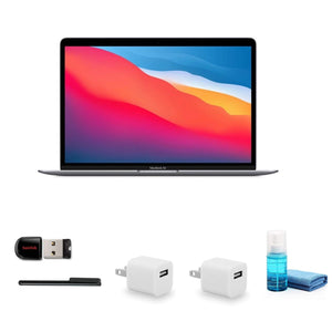 Apple MacBook Air 2020 13 Inch M1 Chip with Retina Display 256GB Space Gray with Cleaning Kit Apple