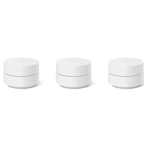 Google Wifi - AC1200 - Mesh WiFi System - Wifi Router - 4500 Sq Ft Coverage - 3 pack Google