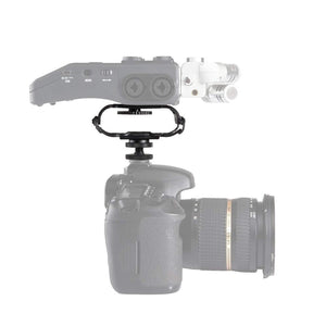 Shock Mount for Camera Recorder, BOYA BY-C10 Universal Microphone and Portable Recorder ShockMount - Fits The Zoom H4n, H5, H6, Tascam DR-40, DR-05, DR-07 with 1/4" Mounting Screw Vlog Blog Video BOYA