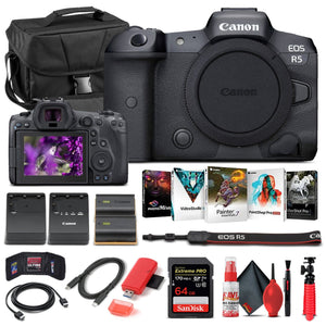 Canon EOS R5 Mirrorless Camera Body Only 4147C002 - Basic Bundle - Reconditioned Canon