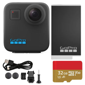 GoPro MAX 360 2025 Action Camera with 32GB microSDHC Memory Card GoPro