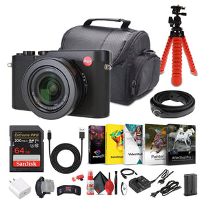 Leica D-Lux 8 Compact Digital Camera, 17MP 4/3" CMOS Sensor + 64GB Memory Card + More Leica