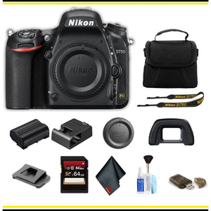Nikon D750 DSLR Camera 1543 Starter Bundle- International Model Nikon