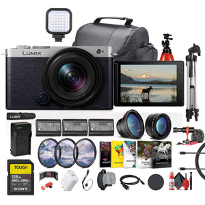 Panasonic Lumix S9 Mirrorless Camera with 18-40mm f/4.5-6.3 Lens Silver + More Panasonic