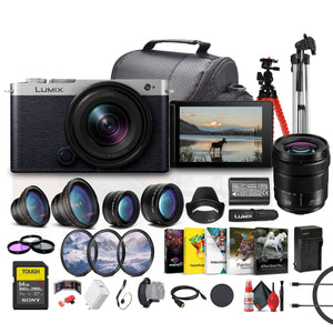 Panasonic Lumix S9 Mirrorless Camera with 18-40mm f/4.5-6.3 Lens Silver + More