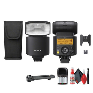 Sony HVL-F46RM Wireless Radio External Flash + AA Rechargeable Batteries + More Sony
