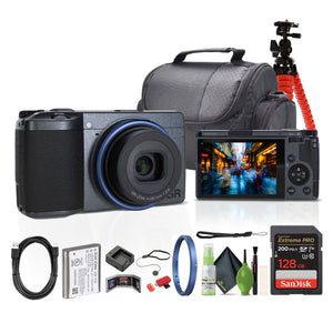 Ricoh GR IIIx Urban Edition Compact Portable Digital Camera + 64GB Memory Card + More Ricoh