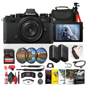 Nikon Z fc DX-Format Mirrorless Camera with NIKKOR Retro Style Z 28mm f/2.8 SE Lens + More Nikon