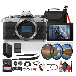 Nikon Z fc DX-Format Mirrorless Camera + 64GB Memory Card + Camera Bag + More Nikon