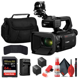 Canon XA70 Camcorder + 64GB Card, Extra Battery/Charger & more accessories - Reconditioned Canon