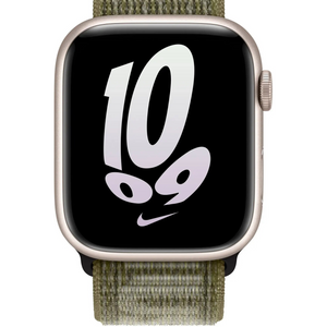 Apple Watch Band 45mm Nike Sport Loop - Sequoia/Pure Platinum Apple