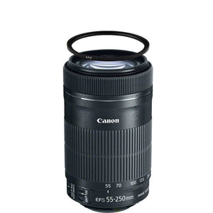 Canon EF-S 55-250mm f/4-5.6 IS STM Lens w/58mm UV Filter Bundle Canon