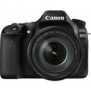 Canon EOS 80D Digital SLR Camera with 18-135mm Lens 8GB Full Kit Canon