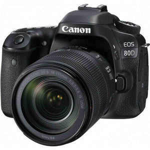 Canon EOS 80D Digital SLR Camera with 18-135mm Lens 8GB Full Kit Canon
