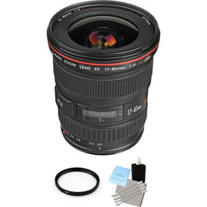Canon EF 17-40mm F/4.0 L USM Lens + UV Filter & Cleaning Kit Canon