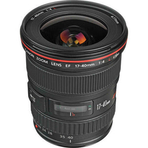 Canon EF 17-40mm F/4.0 L USM Lens + UV Filter & Cleaning Kit Canon