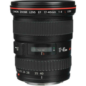 Canon EF 17-40mm f/4L USM Lens w/77mm UV Filter Bundle Canon