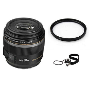 Canon EF-S 60mm f/2.8 Macro USM Lens Bundle