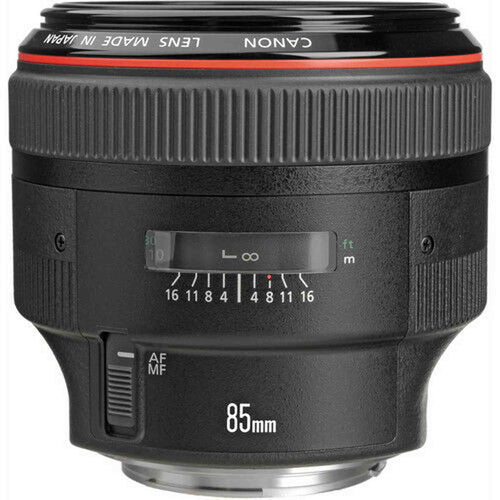 Canon EF 85mm F/1.2 L II USM Lens + UV Kit & Cleaning Kit Bundle