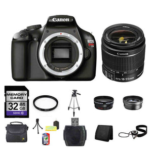 Canon EOS Rebel T3 SLR Digital Camera w/18-55mm Lens 32GB Full Kit - Reconditioned Canon