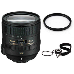 Nikon AF-S NIKKOR 24-85mm f/3.5-4.5G ED VR Lens Bundle Nikon
