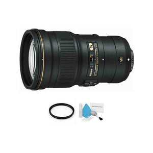 Nikon AF-S NIKKOR 300mm f/4E PF ED VR Lens + UV Filter & Cleaning Kit Starter Bundle Nikon