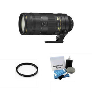 Nikon AF-S NIKKOR 70-200mm f/2.8E FL ED VR Lens + UV Filter & Cleaning Kit Base Bundle Nikon