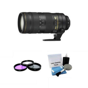 Nikon AF-S NIKKOR 70-200mm f/2.8E FL ED VR Lens + UV Kit & Cleaning Kit Starter Bundle Nikon