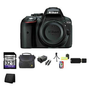 Nikon D5300 Digital SLR Camera Body - Black 32GB Best Value Kit Nikon