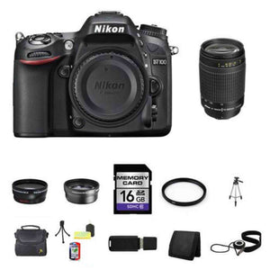 Nikon D7100 Digital SLR Camera w/70-300mm Lens 16GB Full Kit