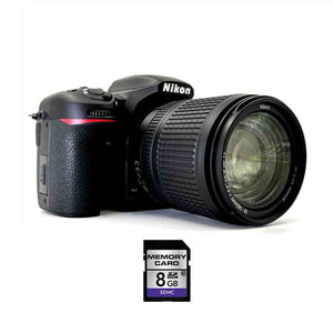 Nikon D7200 Digital SLR Camera w/18-140mm Lens & 8GB SDHC Memory Card Nikon