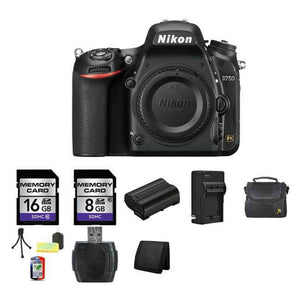 Nikon D750 DSLR Camera 24GB Package Nikon