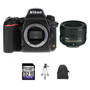 Nikon D750 DSLR Camera w/24-120mm & 50mm Lenses 32GB Bundle