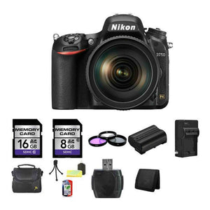 Nikon D750 DSLR Camera w/24-120mm Lens 24GB Package Nikon