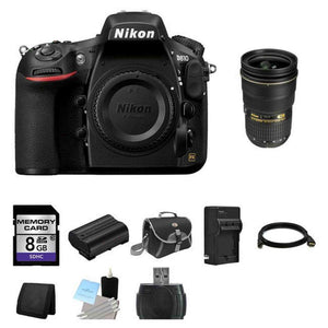 Nikon D810 DSLR Camera w/24-70mm Lens 8GB Full Kit Nikon