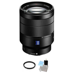Sony Vario-Tessar T* FE 24-70mm f/4 ZA OSS Lens + UV Filter & Cleaning Kit Bundle Sony