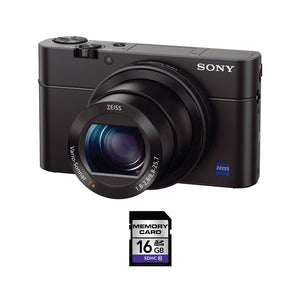 Sony Cyber-shot DSC-RX100 III Digital Camera + 16GB SDHC Card Bundle